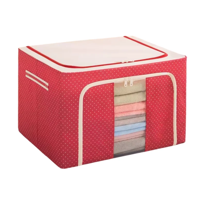 Caja Organizadora de Ropa Plegable con Doble Ventana