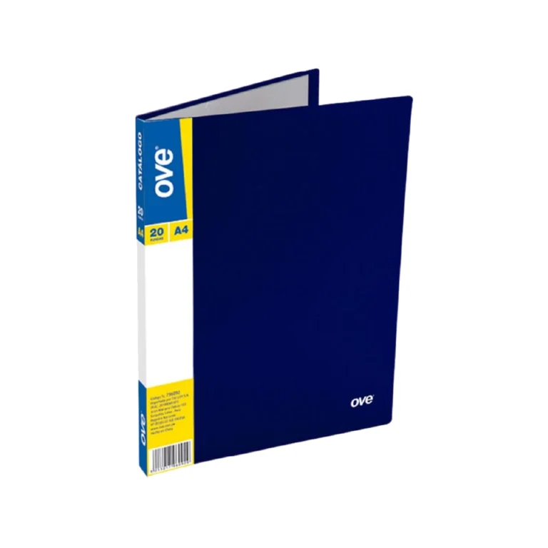 Carpeta Ove A4 Azul 20 Fundas