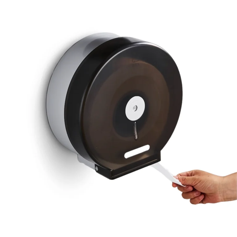 Dispensador de Papel Higiénico de Pared con Tapa Protectora