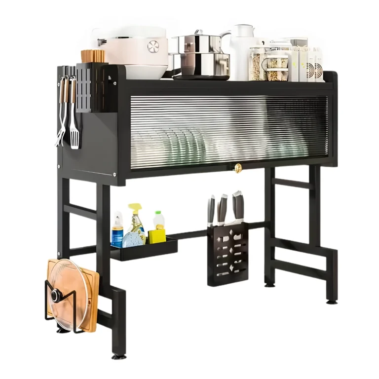 Escurridor de Platos con Tapa Premium 85 cm