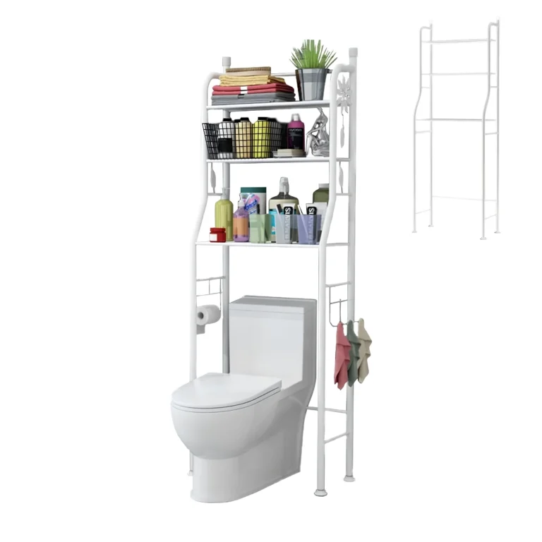 Estante Organizador para Baño sobre Inodoro de Metal de Alta Calidad
