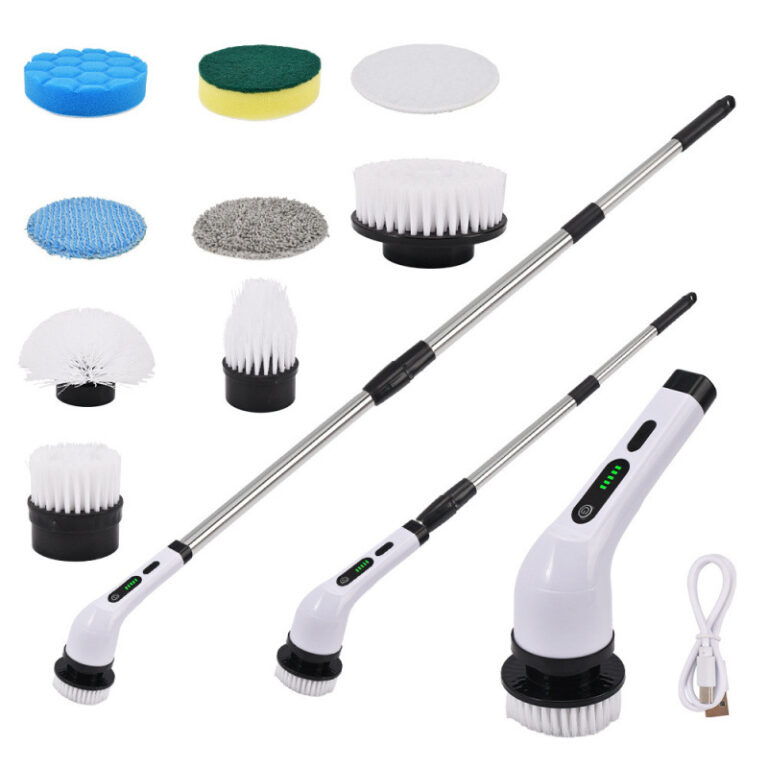 Limpiador Multifuncional 9 en 1 Recargable USB con Escobillas Intercambiables