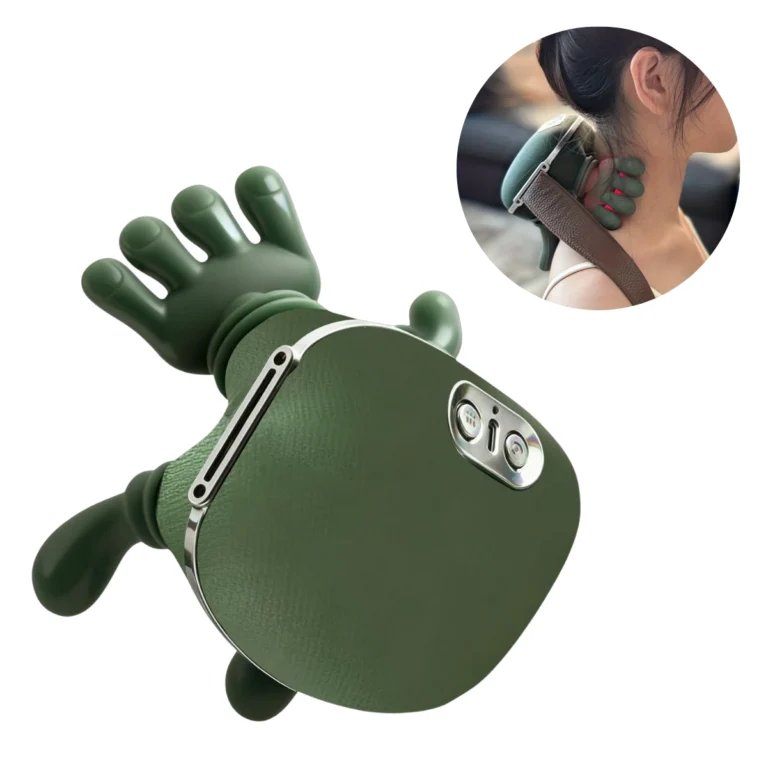 Masajeador Tipo Manitos Shiatsu con Calor para Cuello, Hombros y Espalda