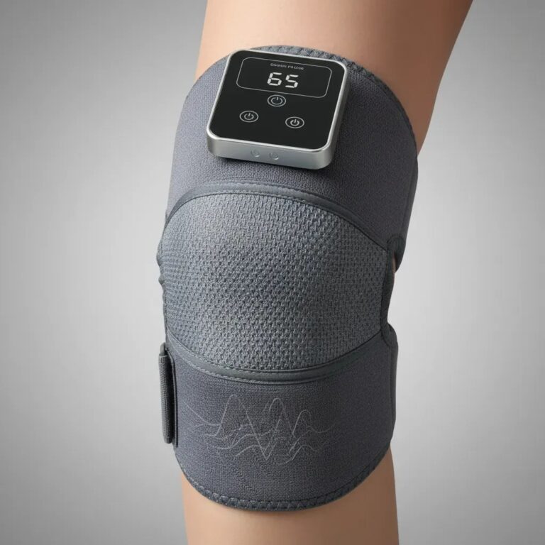 Masajeador de Rodilla con Calor Terapéutico Recargable para Piernas y Articulaciones