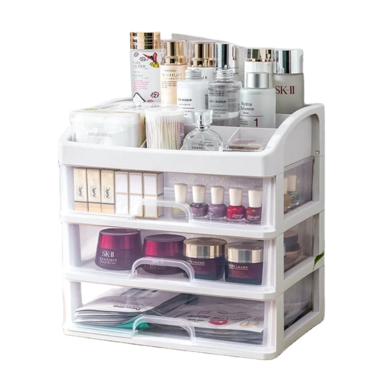 Organizador de Cosméticos Multifuncional con Cajones y Compartimientos para Maquillaje