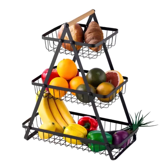 Frutero Organizador de 3 Niveles Multifuncional – Modelo 2
