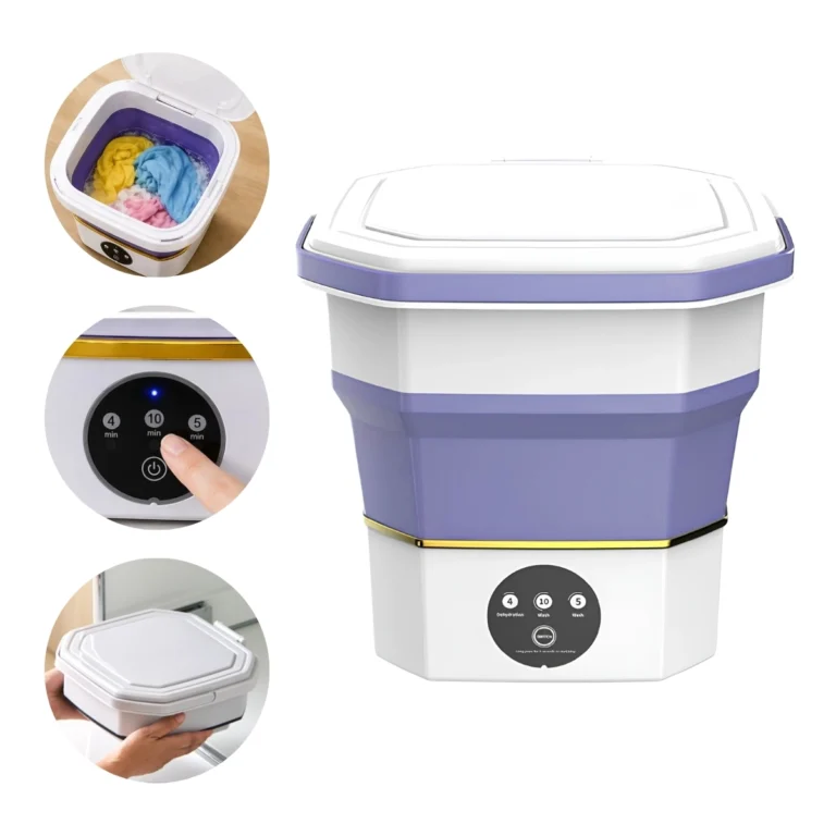 Mini Lavadora Portátil Compacta para Ropa Ligera