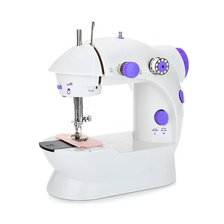 Mini Máquina de Coser Portátil con Pedal y Luz Integrada