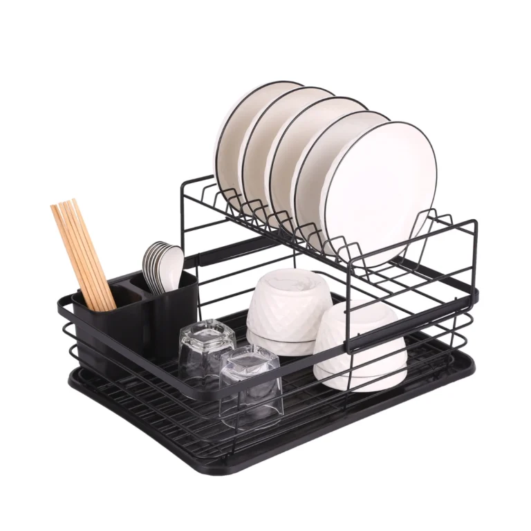 Escurridor de Platos de 2 Niveles con Bandeja