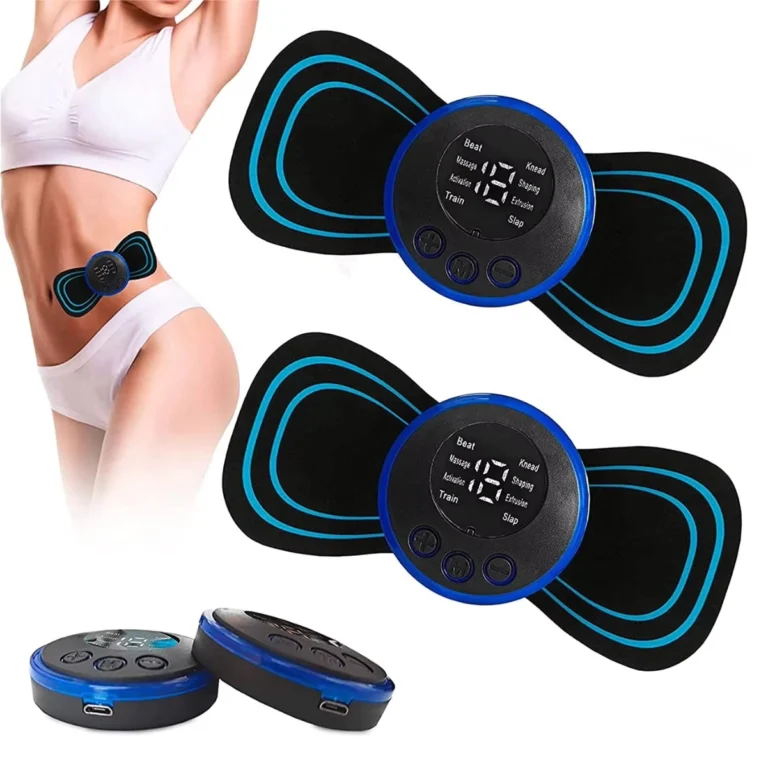 Mini Masajeador Mariposa de Pulso EMS para Cuello y Cuerpo