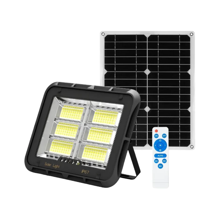 Farola Solar LED TG-127670 800W con Panel Solar y Control Remoto